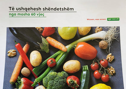 Leporello «Gesund essen ab 60 Jahren»