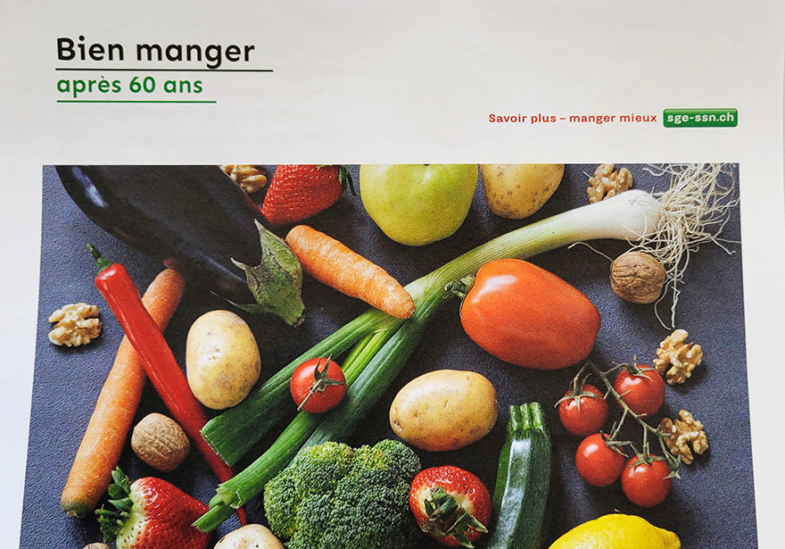 Dépliant «Bien manger après 60 ans»