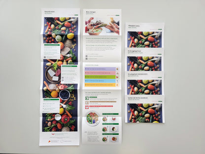 Leporello «Gesund essen ab 60 Jahren»