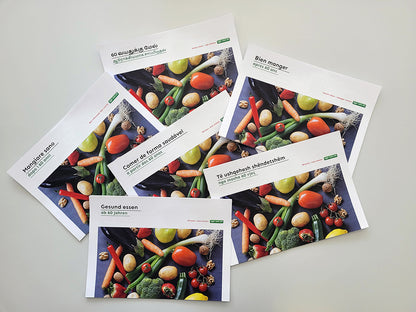 Leporello «Gesund essen ab 60 Jahren»